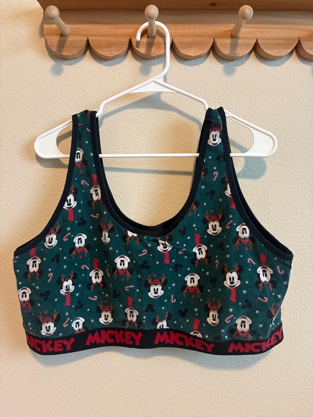 torrid Green Mickey Holiday Bralette